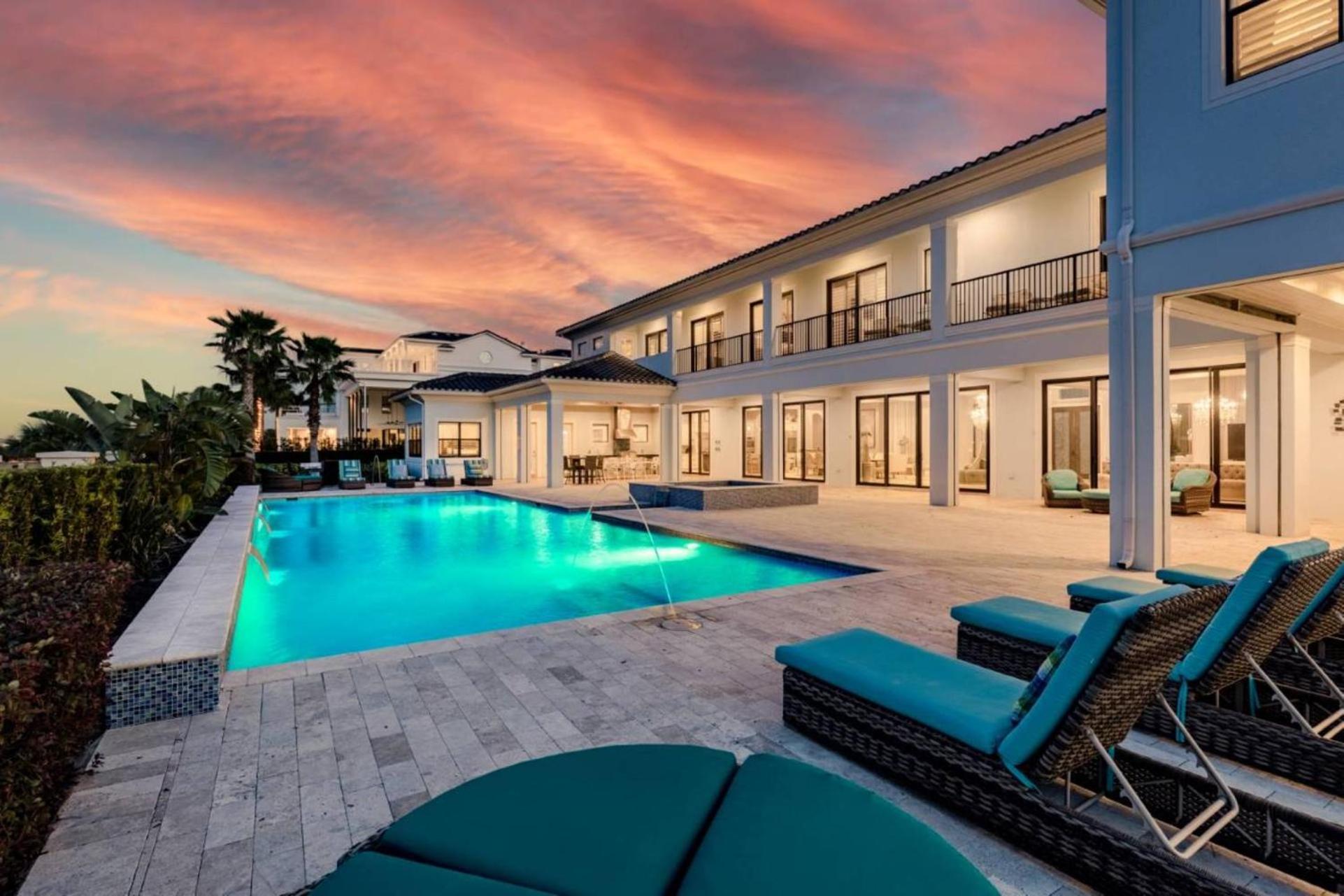 Beautiful 5 Star Mansion With Private Pool On The Prestigious Reunion Resort Orlando Mansion 6280 Kissimmee Exterior photo