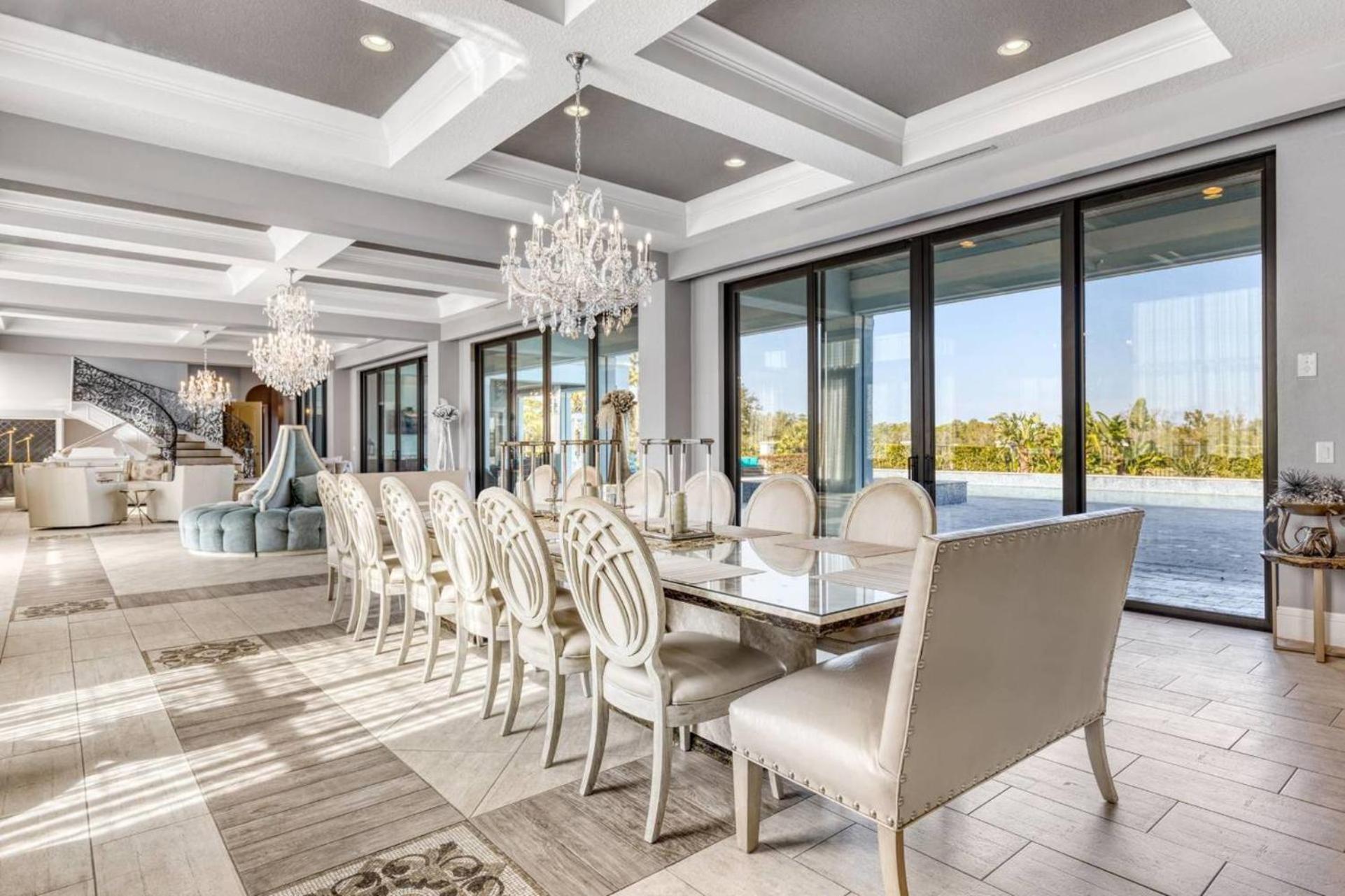 Beautiful 5 Star Mansion With Private Pool On The Prestigious Reunion Resort Orlando Mansion 6280 Kissimmee Exterior photo