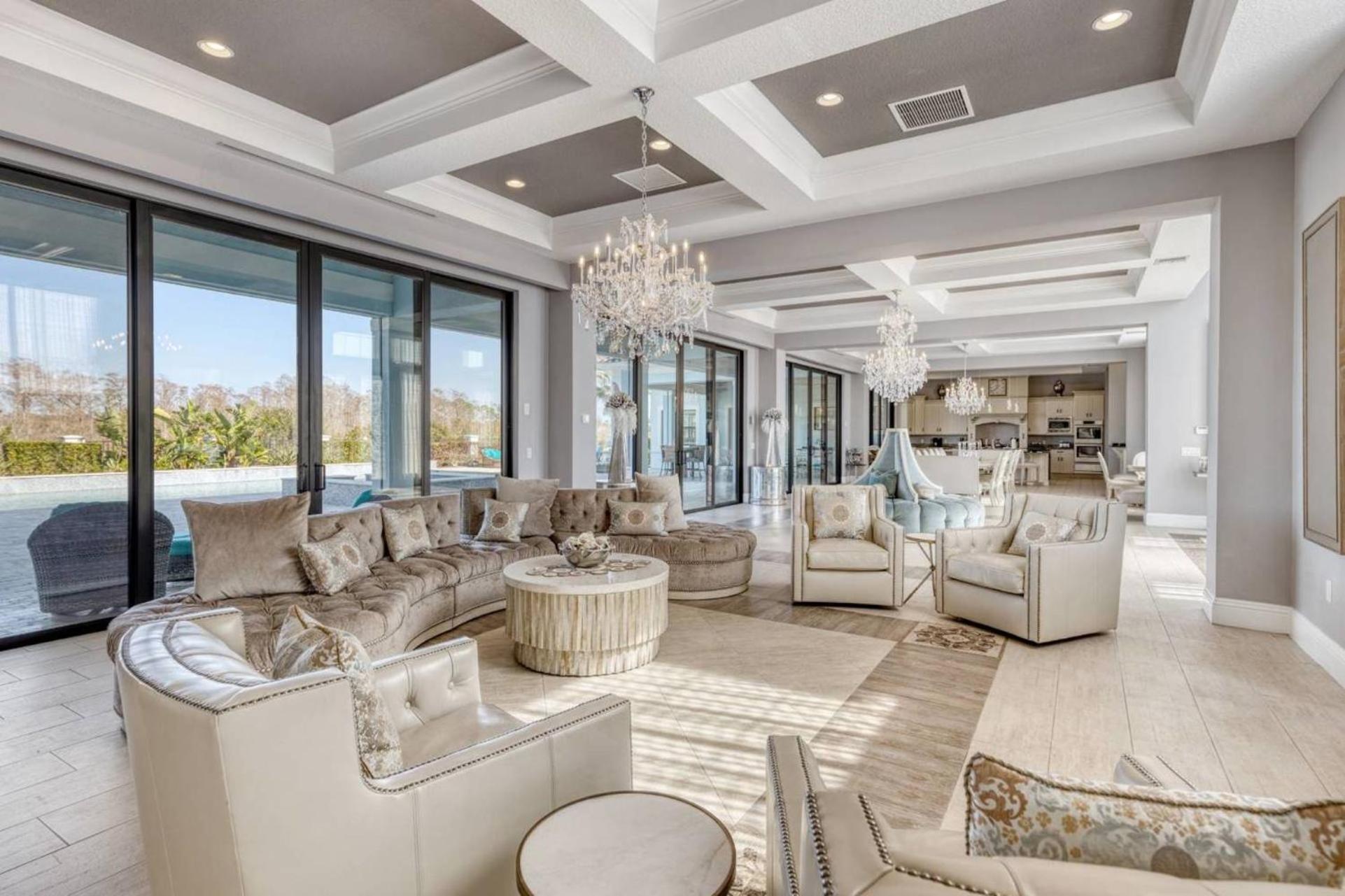 Beautiful 5 Star Mansion With Private Pool On The Prestigious Reunion Resort Orlando Mansion 6280 Kissimmee Exterior photo