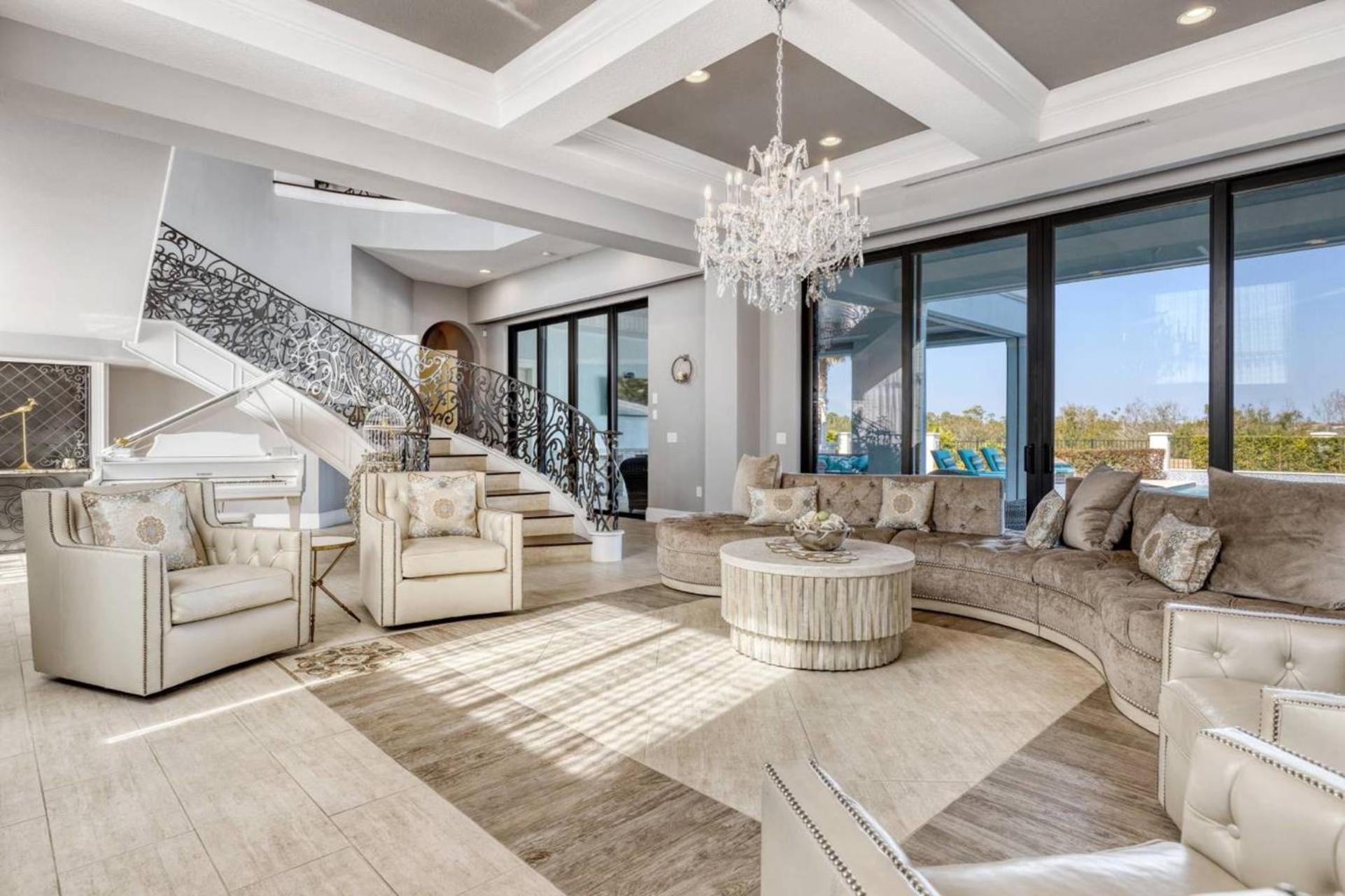 Beautiful 5 Star Mansion With Private Pool On The Prestigious Reunion Resort Orlando Mansion 6280 Kissimmee Exterior photo