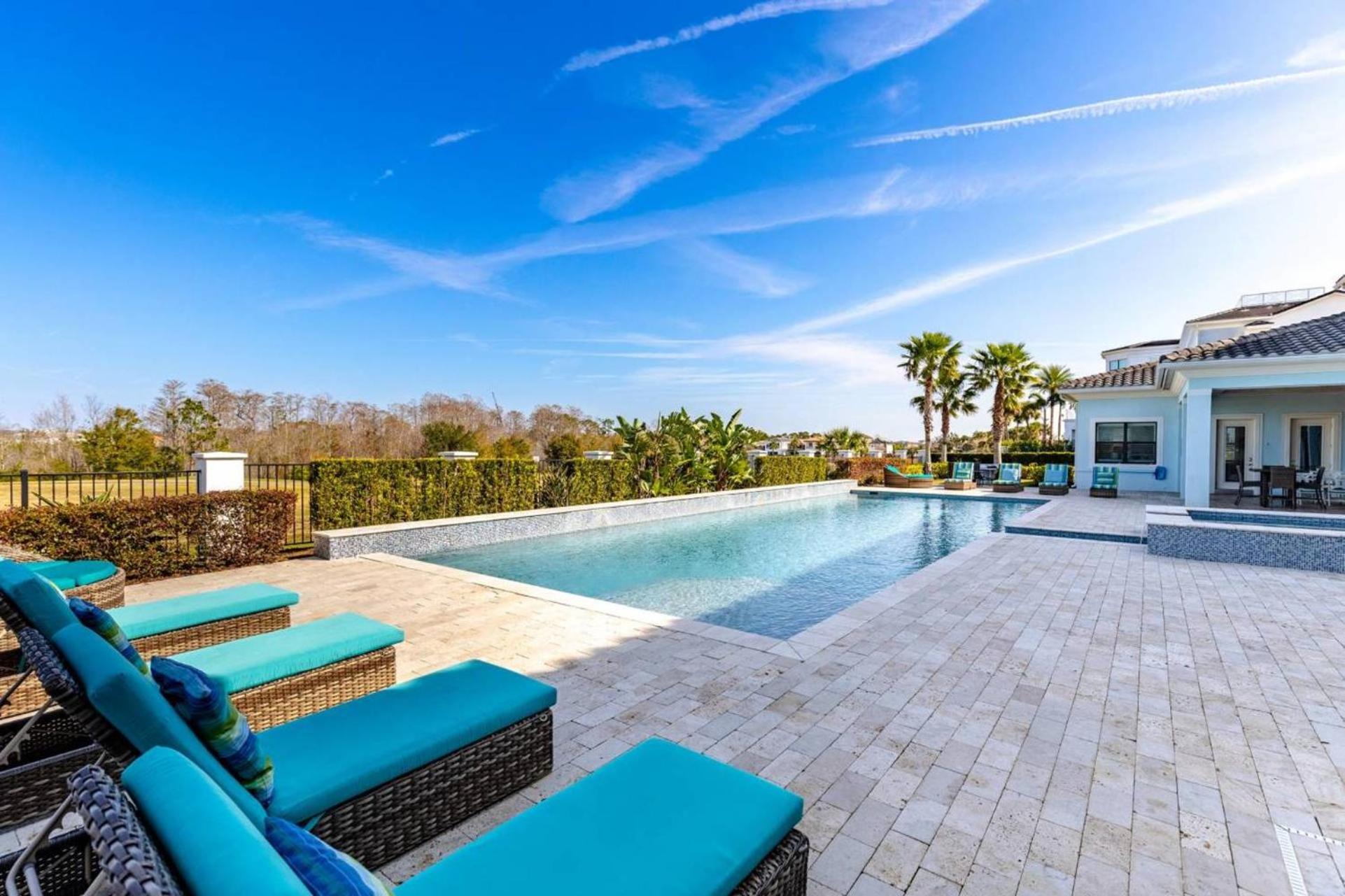 Beautiful 5 Star Mansion With Private Pool On The Prestigious Reunion Resort Orlando Mansion 6280 Kissimmee Exterior photo
